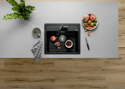 blanco legra 6 523332 keukenspoelbak silgranit antraciet opbouw 3