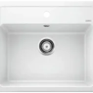 blanco legra 6 523334 enkele keukenspoelbak silgranit wit opbouw 1