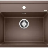 blanco legra 6 523337 enkele keukenspoelbak silgranit cafe opbouw 1