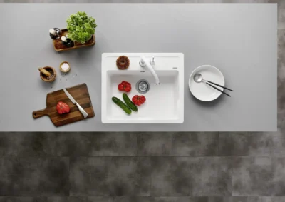 blanco legra 6 526084 enkele keukenspoelbak silgranit zwart opbouw 4