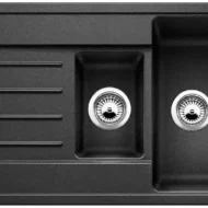 blanco legra 6 s 522207 anderhalve keukenspoelbak silgranit antraciet omkeerbaar opbouw 1