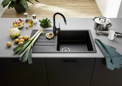 blanco legra xl 6 s 526087 keukenspoelbak silgranit zwart omkeerbaar opbouw 2