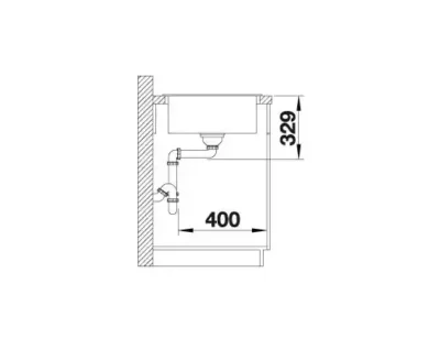 blanco legra xl 6 s 527091 keukenspoelbak silgranit zacht wit omkeerbaar opbouw 6