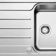 blanco lemis 45 s if 523031 keukenspoelbak rvs omkeerbaar vlakbouw of opbouw excenter 1