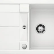 blanco metra 45 s 513028 enkele keukenspoelbak silgranit wit opbouw excenter 1