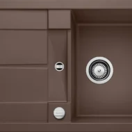 blanco metra 45 s 515038 enkele keukenspoelbak silgranit cafe opbouw excenter 1