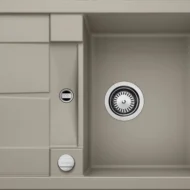 blanco metra 45 s compact 519580 enkele keukenspoelbak silgranit tartufo omkeerbaar opbouw excenter 1