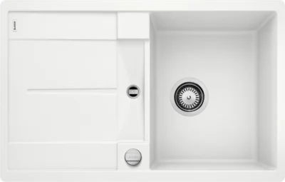 blanco metra 45 s f 519083 keukenspoelbak silgranit wit omkeerbaar vlakbouw of onderbouw excenter 1