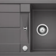 blanco metra 45 s f 519086 keukenspoelbak silgranit rotsgrijs omkeerbaar vlakbouw of onderbouw excenter 1