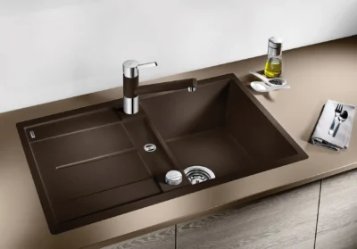 blanco metra 45 s f 525917 keukenspoelbak silgranit zwart omkeerbaar vlakbouw of onderbouw excenter 2