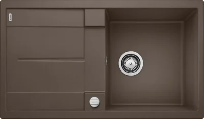 blanco metra 5 s 515041 enkele keukenspoelbak silgranit cafe omkeerbaar opbouw excenter 1