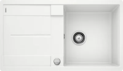 blanco metra 5 s f 519099 keukenspoelbak silgranit wit omkeerbaar vlakbouw of onderbouw excenter 1