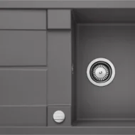blanco metra 5 s f 519102 keukenspoelbak silgranit rotsgrijs omkeerbaar vlakbouw of onderbouw excenter 1