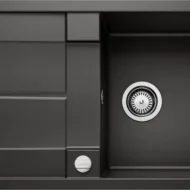 blanco metra 5 s f 525921 keukenspoelbak silgranit zwart omkeerbaar vlakbouw of onderbouw excenter 1