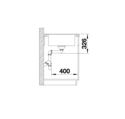 blanco metra 5 s f 527297 keukenspoelbak silgranit vulkaangrijs omkeerbaar vlakbouw of onderbouw excenter 6