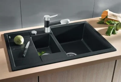 blanco metra 6 s compact 513468 wit keukenspoelbak silgranit omkeerbaar onderbouw of opbouw excenter 2