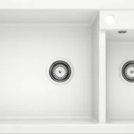 blanco metra 9 513269 anderhalve keukenspoelbak links silgranit wit onderbouw of opbouw 1