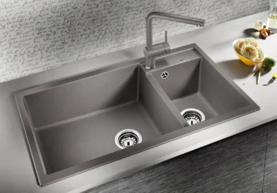 blanco metra 9 517364 anderhalve keukenspoelbak links silgranit tartufo onderbouw of opbouw 2