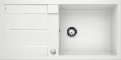 blanco metra xl 6 s 515280 keukenspoelbak silgranit wit omkeerbaar onderbouw of opbouw excenter 1