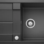 blanco metra xl 6 s f 519150 enkele keukenspoelbak silgranit antraciet omkeerbaar vlakbouw of onderbouw excenter 1
