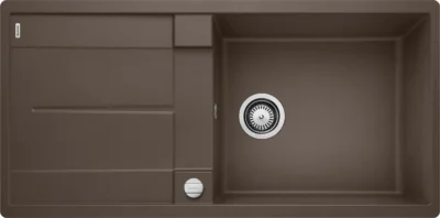 blanco metra xl 6 s f 519157 enkele keukenspoelbak silgranit cafe omkeerbaar vlakbouw of onderbouw excenter 1
