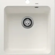 blanco naya 45 526574 enkele keukenspoelbak silgranit wit opbouw 1