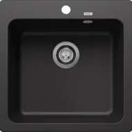 blanco naya 5 526579 enkele keukenspoelbak silgranit antraciet opbouw 1
