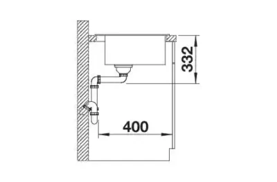 blanco naya 5 526582 enkele keukenspoelbak silgranit wit opbouw 7