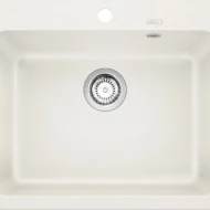 blanco naya 6 519641 enkele keukenspoelbak silgranit wit opbouw 1