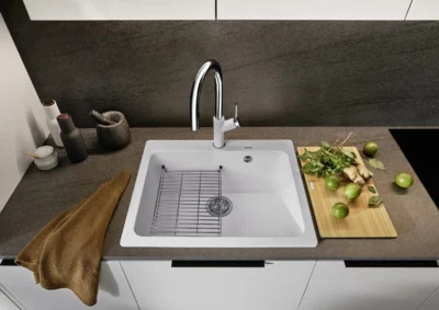 blanco naya 6 525941 enkele keukenspoelbak silgranit zwart opbouw 2