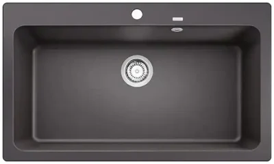 blanco naya xl 9 521813 keukenspoelbak silgranit rotsgrijs onderbouw of opbouw 1