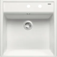 blanco panor 60 514501 keramiek keukenspoelbak wit 2 kraangaten opbouw 1