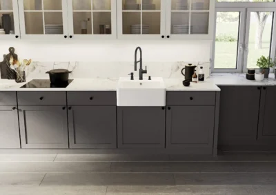 blanco panor 60 514501 keramiek keukenspoelbak wit 2 kraangaten opbouw 2