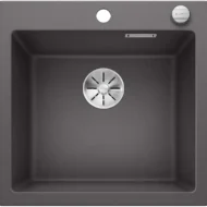blanco pleon 523677 rotsgrijs keukenspoelbak silgranit opbouw excenter 1