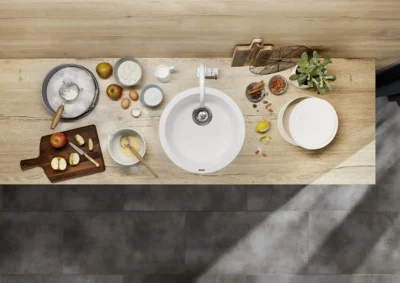 blanco rondo 515028 keukenspoelbak rond silgranit cafe opbouw 4