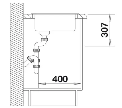 blanco rondo 527057 keukenspoelbak rond silgranit zacht wit opbouw 4