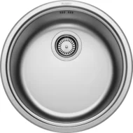 blanco rondosol 513306 46 cm keukenspoelbak rvs rond opbouw 1