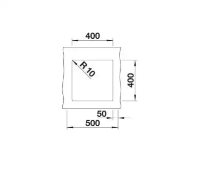 blanco rotan 400 u 521334 keukenspoelbak silgranit wit onderbouw 4