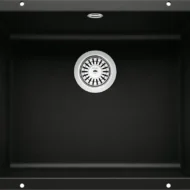blanco rotan 500 u 526098 keukenspoelbak silgranit zwart onderbouw 1