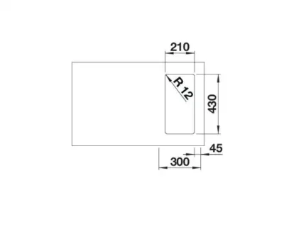 blanco solis 180 if 526114 enkele keukenspoelbak rvs vlakbouw of opbouw 4