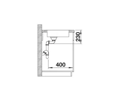 blanco solis 180 if 526114 enkele keukenspoelbak rvs vlakbouw of opbouw 6