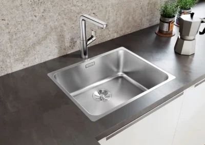 blanco solis 340 if 526116 enkele keukenspoelbak rvs vlakbouw of opbouw 2