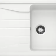 blanco sona 45 s 519665 enkele keukenspoelbak silgranit wit omkeerbaar opbouw 1