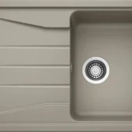 blanco sona 45 s 519669 enkele keukenspoelbak silgranit tartufo omkeerbaar opbouw 1