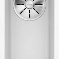 blanco subline 160 u 523400 keukenspoelbak silgranit wit onderbouw 1