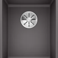 blanco subline 320 f 523417 enkele keukenspoelbak silgranit rotsgrijs vlakbouw 1