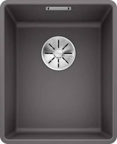 blanco subline 320 f 523417 enkele keukenspoelbak silgranit rotsgrijs vlakbouw 1