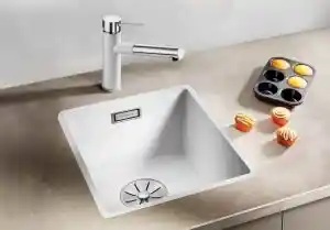 blanco subline 320 f 527159 enkele keukenspoelbak silgranit zacht wit vlakbouw 2