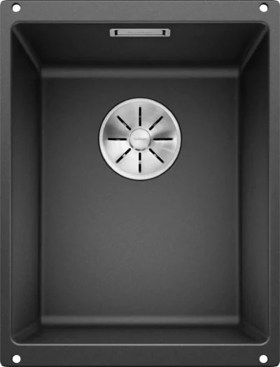 blanco subline 320 u 523406 keukenspoelbak silgranit antraciet onderbouw 1
