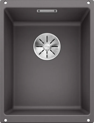 blanco subline 320 u 523407 keukenspoelbak silgranit rotsgrijs onderbouw 1